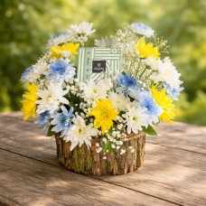 Bright Flowers & Chocolate Combo