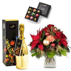 Christmas Gift-pack "Glowing Christmas" + Prosecco & Bonbons