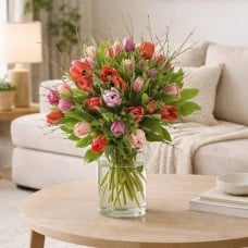 Bouquet "Romantic spring"(200 Tulips)