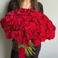101 Red Roses 30-40 cm