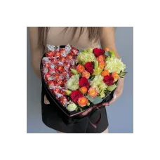Heart with Flowers "Romantic and Sophisticated"