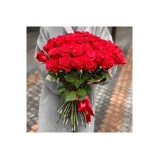 51 Red Roses 50-60 cm