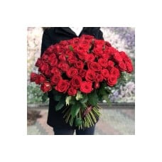101 Red Roses 60-70 cm