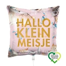 Balloon Hello Little Girl Eco