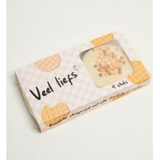 Stroopwafels White Chocolate and Fudge Cubes 4-pack