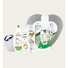 Dove Coconut in Hearts Tin Gift Set