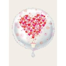 Turnowsky Balloon Flowers Red Hearts