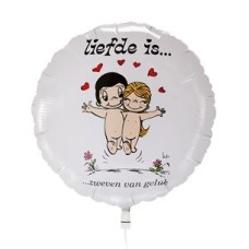 Balloon Love is floating with happiness White