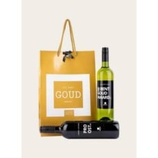Wine Gift You Are Worth Gold in Gift Bag
