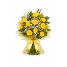 12 Yellow Roses