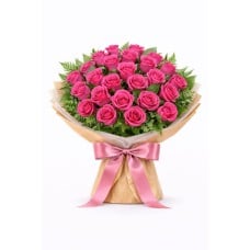 24 Pink Roses