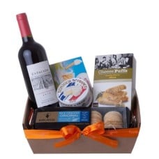 Cheese and Wine Lovers Gift Basket