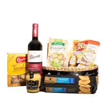 Gourmet Wine & Cheese Basket