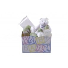 Fresh and Clean Natura Gift Basket for Baby Boy