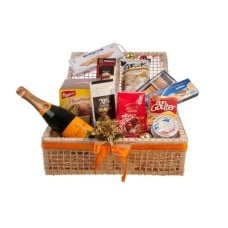 Indulgence Holiday Gift Basket with Champagne