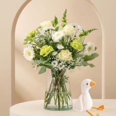 Precious White Bouquet | Little Dutch - Goose plush toy