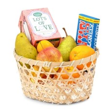 Fruit basket | Small | with Tony's Chocolonely and tea