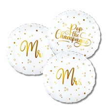 Balloons Bunch | Mr & Mrs Champagne