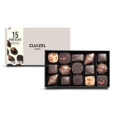 Box of 15 Dark & Milk Chocolates by Cluizel