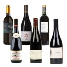 6 Premium Organic Red Wines from France