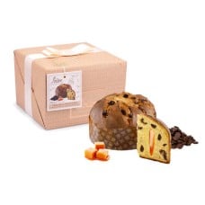 Panettone with Chocolate and Salted Caramel
