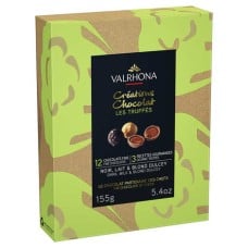 Assorted Chocolate Truffles Gift Box - Valrhona