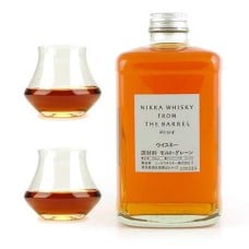 Nikka Whisky from the barrel 51.4% and its 2 glasses
