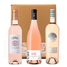 3 pink wines from South-West of France box