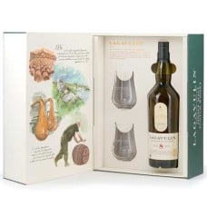 Lagavulin 8 YO Single Malt Whisky 43% with 2 Glasses