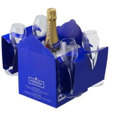 Royal Pommery Brut Champagne Box and 4 flutes