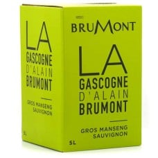 PGI C´tes de Gascogne White Wine in 5L Bag in Box