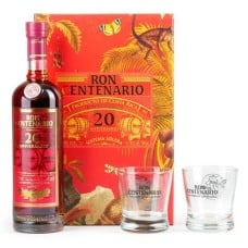 Centenario Rum 20 years old Gift Box With 2 Glasses