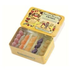 Assortment of fruit-shaped Auvergne fruit pastes - Large Traditional box (510g tin)