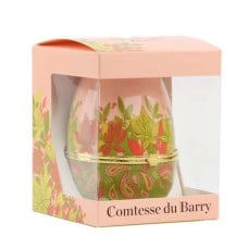 The Gourmet Egg in porcelain filled with small chocolate eggs