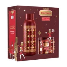 Organic Tsarevna gift set with Kusmi Tea flask