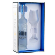 Belvedere Polish Vodka - Bottle + 1 glass Spritz Boxed Set