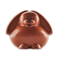 Milk chocolate ram bunny