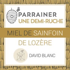 Sponsor half a hive from LozÃ¨re: Sainfoin Honey - Harvest 2025