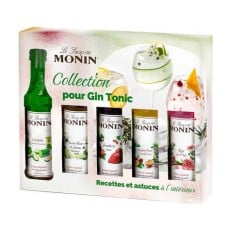 Gin and Tonic Box - 5 miniature syrups - Monin