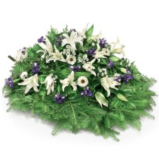 Funeral spray with iris (Small)