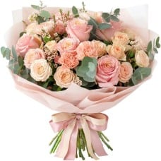 Peach Fuzz bouquet (Small)
