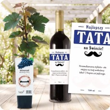 Grapevine with Wine for Father's Day