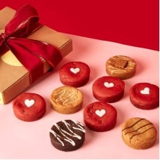 Red Velvet Giant Cookie & 9 Pack Red Velvet and Assorted Pies