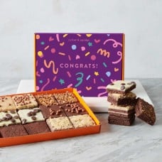 New Job Congratulations Mixed Mini Brownie Box (12 Pieces)