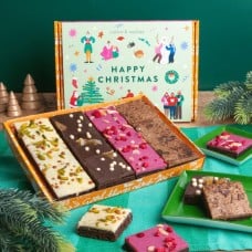 Festive Dessert Brownie Box (12 piece + No Drink)