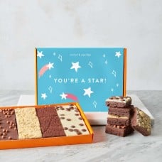 You're a Star! No Nuts Mixed Mini Brownie Box (12 Pieces)