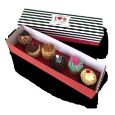 Box of 6 Medium Cupcakes