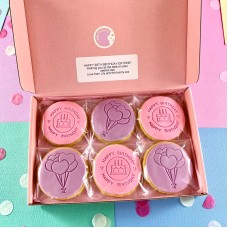 Birthday Balloon Cookies (6 pack)