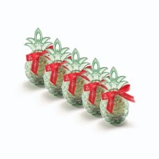 5 Pack Mele Pineapple Ornament