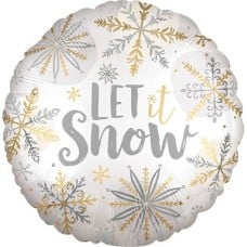 Let It Snow Balloon (Single Balloon Gift Boxed)